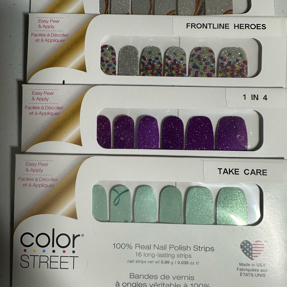 Color Street Nail Polish Strips Set